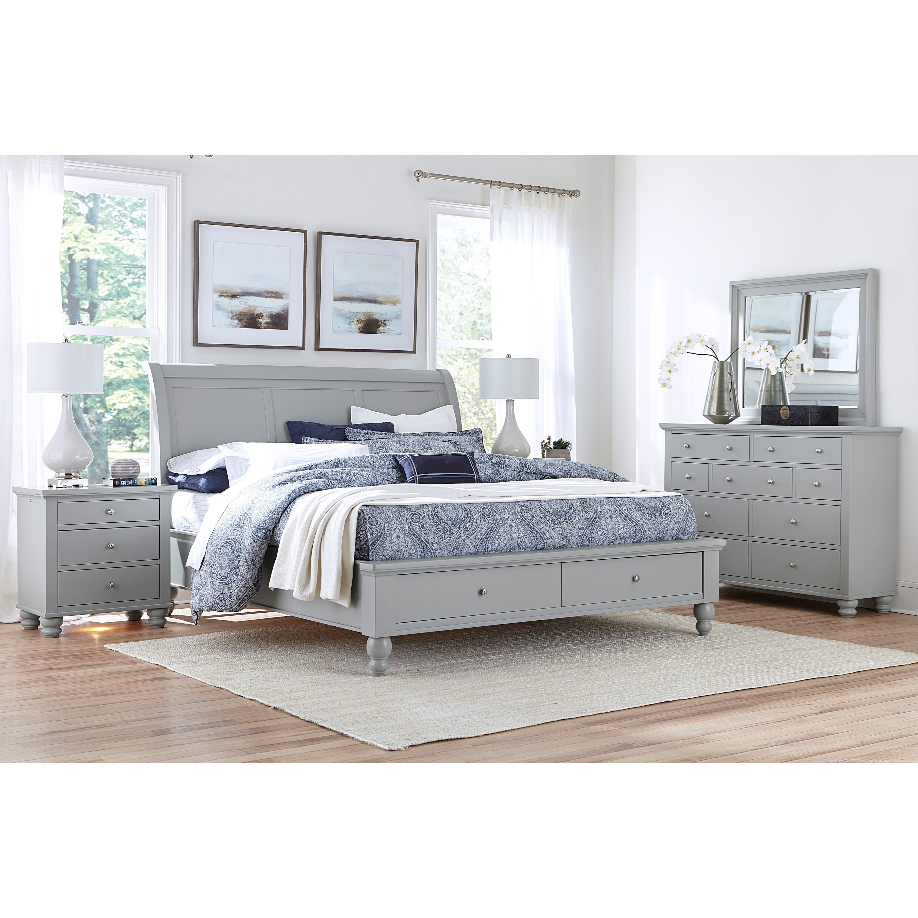 Aspenhome Cambridge CHY King Bedroom Group Wayside Furniture